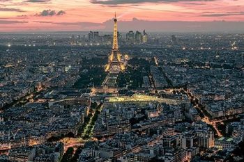 Paris Eiffel Sunset PS315A