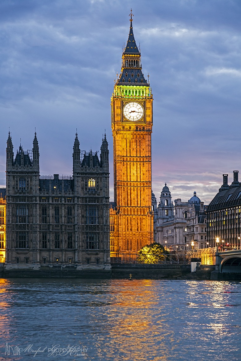 Big Ben London Landscape & Panoramic photographs by Manfred G Kraus